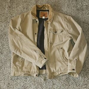 American Eagle Outfitters Tan Military Field Jacket